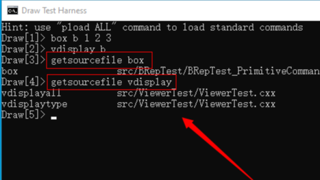 OpenCASCADE DRAW Command Source_OpenCascade