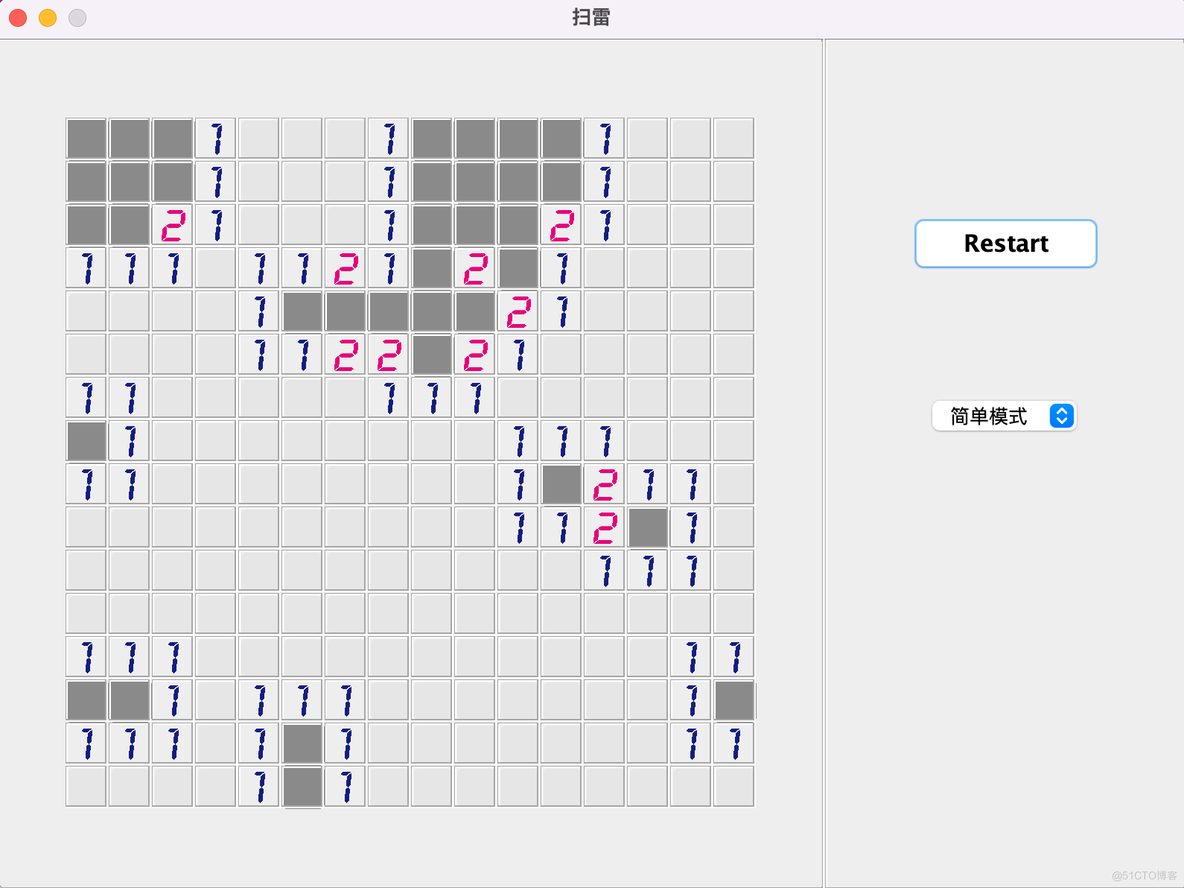 无聊的周末用Java写个扫雷小游戏_java_03