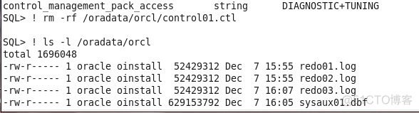 oracle 控制文件损坏处理_控制文件