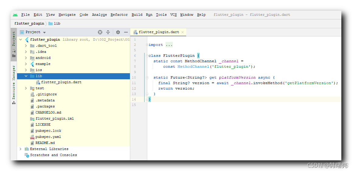【Flutter】开发 Flutter 包和插件 ( Flutter 包和插件简介 | 创建 Flutter 插件 | 创建 Dart 包 )_Flutter_05