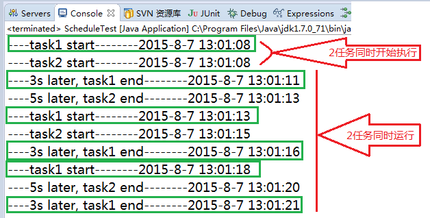 任务调度(四)——ScheduledExecutorService替代Timer，实现多线程任务调度_数据