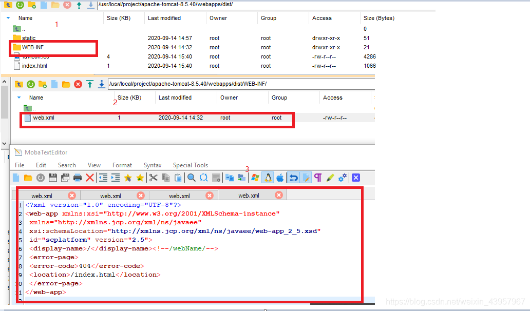 前端vue项目部署到tomcat，一刷新报错404解决方法_vue_04