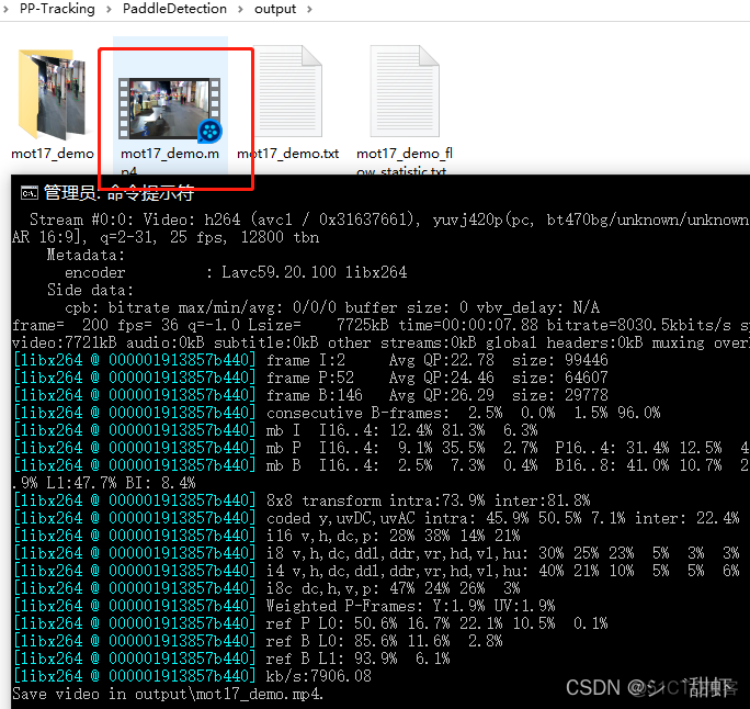 PP-Tracking Python端预测部署-多目标跟踪识别_github_08