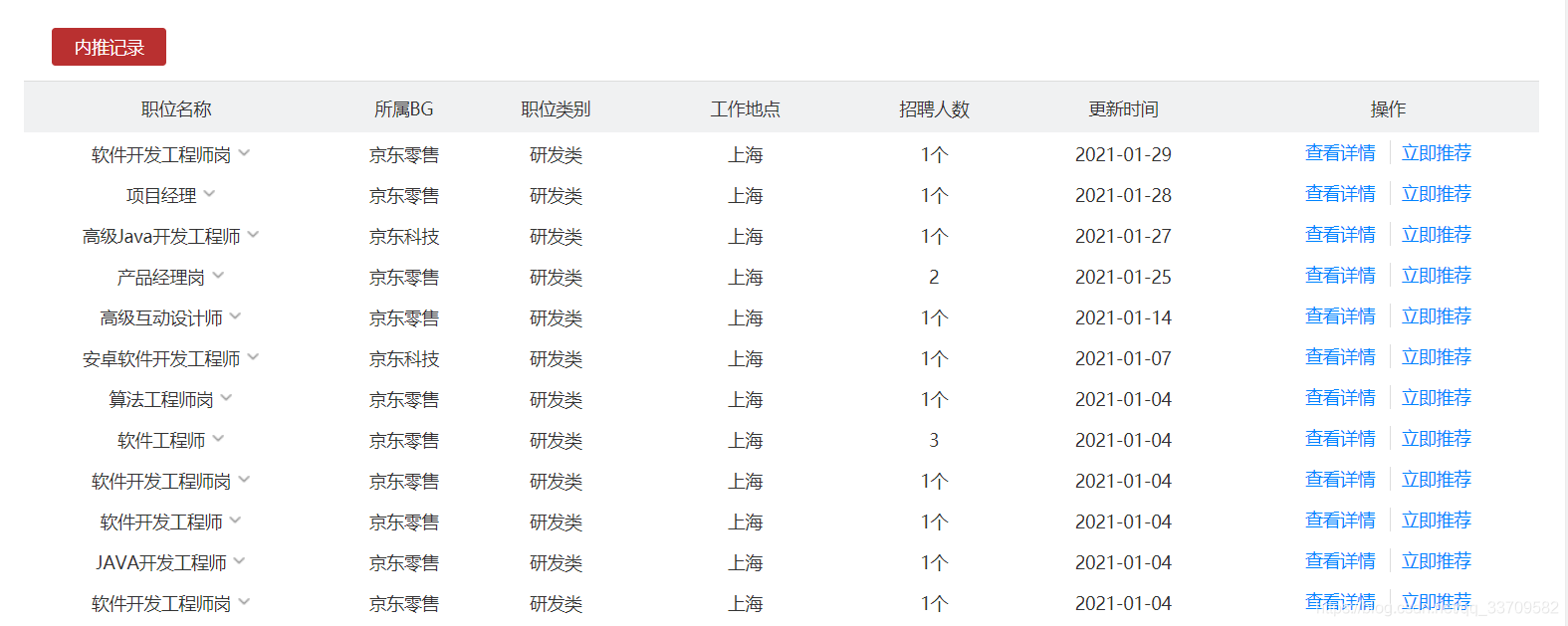 京东各大城市内推岗位（2021.2.7更）_面试_02