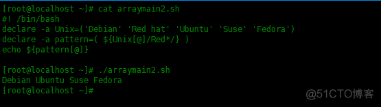 Bash Shell脚本中的数组使用实例_unix_12