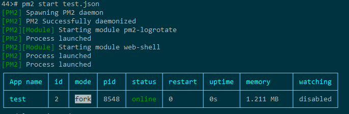 nodejs pm2的简单应用_pm2