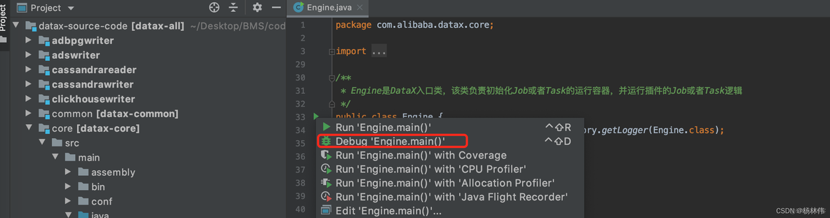 IDEA运行DataX完整流程（填完所有的坑）_intellij idea_14