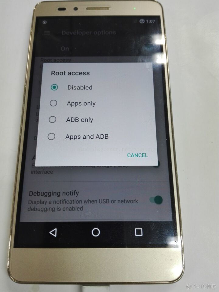 Developer options - ADB & Root access - getprop_Android_04
