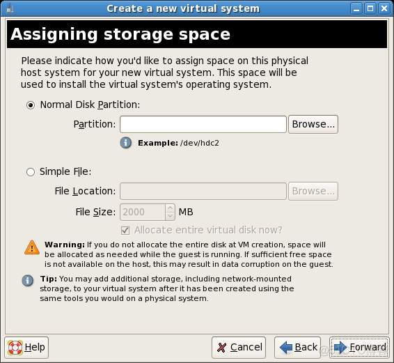 XEN - Installing and Configuring Fedora Xen Virtualization_sed_03