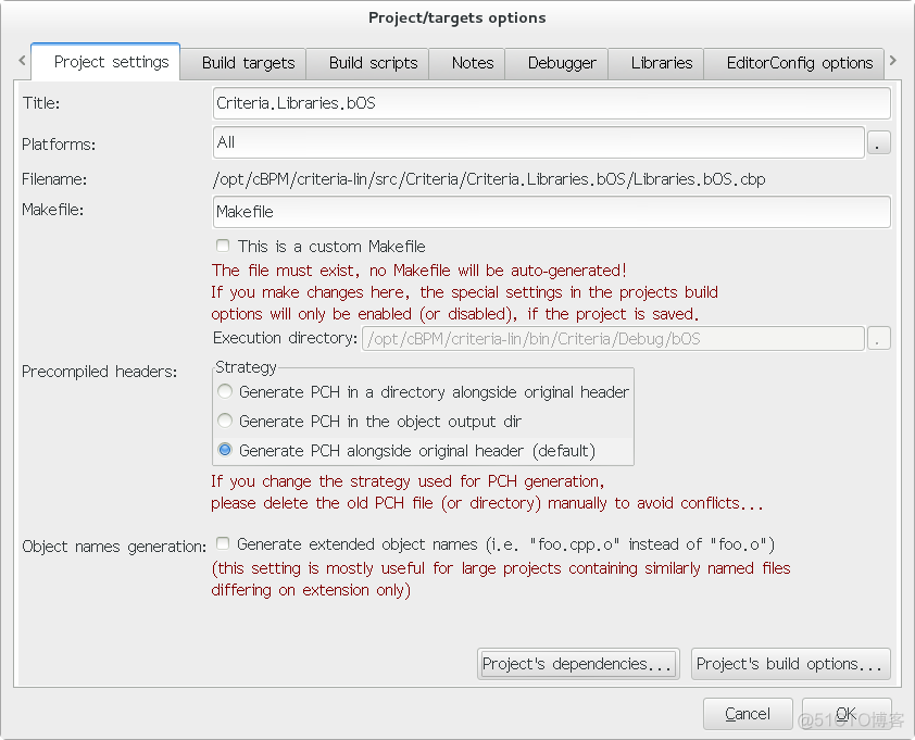 (OK) 编译cBPM-CentOS7-codeblocks_#define