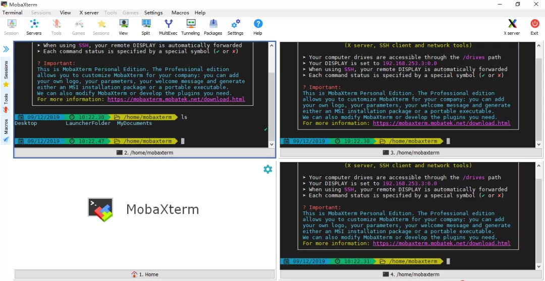 比 Xshell 还好用的 SSH 客户端神器，MobaXterm 太爱了！_分屏_30