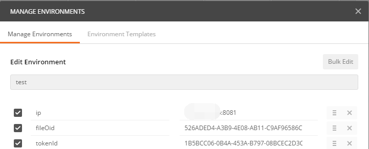 postman：设置环境变量（参数化 & 关联）_javascript_09