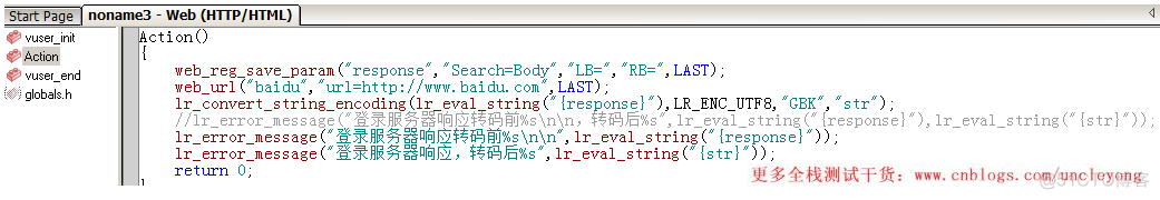 LoadRunner回放乱码_字符集编码