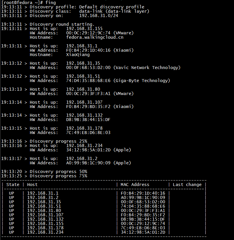 网络扫描利器Fing之Linux版本使用教程_ide_10