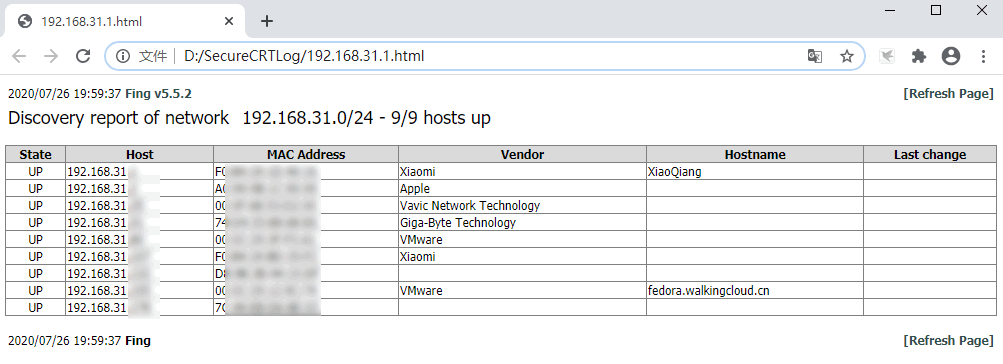 网络扫描利器Fing之Linux版本使用教程_手机app_23