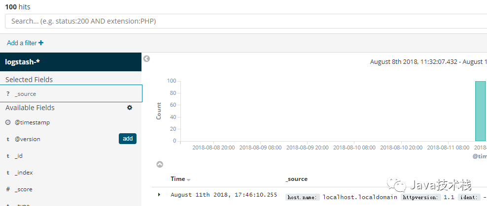 Kibana ，一张图等于千万行日志！_搜索_19