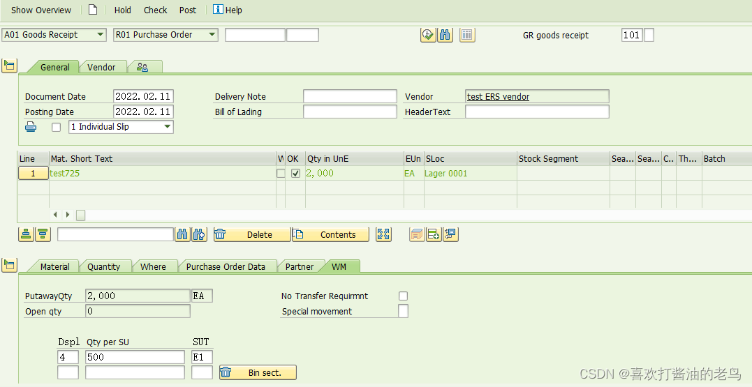 SAP WM Storage Type配置界面里的Addn to Stock_数据_04