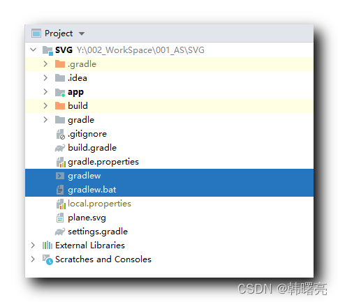 【Android Gradle 插件】Android Gradle 工程结构简介 ( Gradle 默认输出目录 | Gradle 配置目录 | gradlew 可执行文件 )_android_06