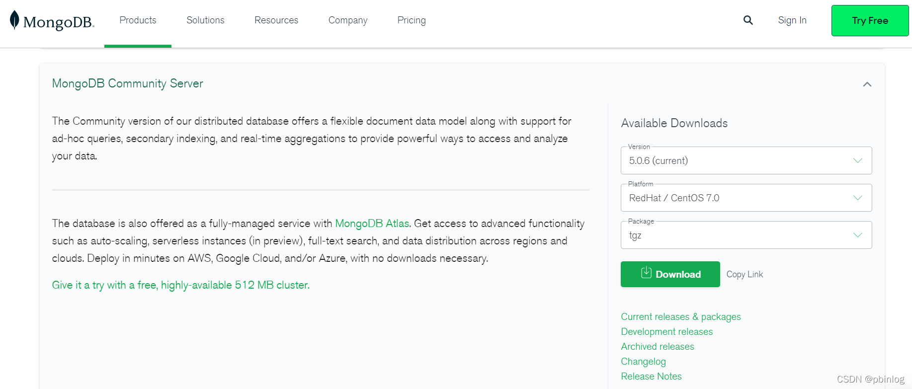 MongoDB学习笔记-2、MongoDB简介与安装_mongodb_07