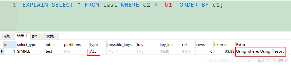 MySQL--索引的优化--ORDER BY_索引_06