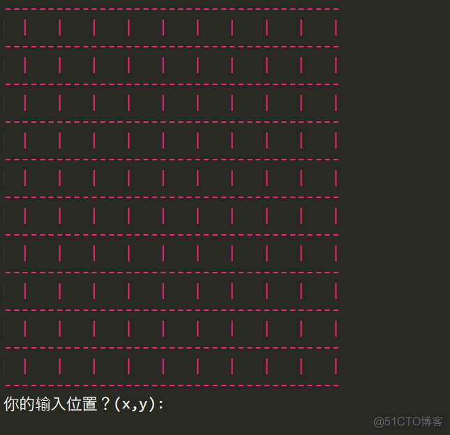 python 井字棋-文字版(下）_python_02