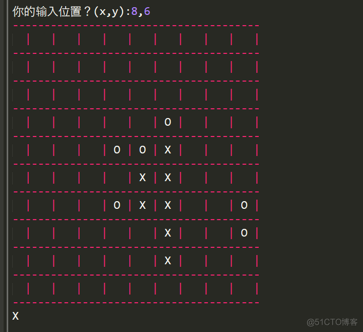 python 井字棋-文字版(下）_井字棋_04