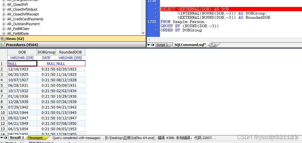 第五十五章 SQL函数 %EXTERNAL_数据库_02