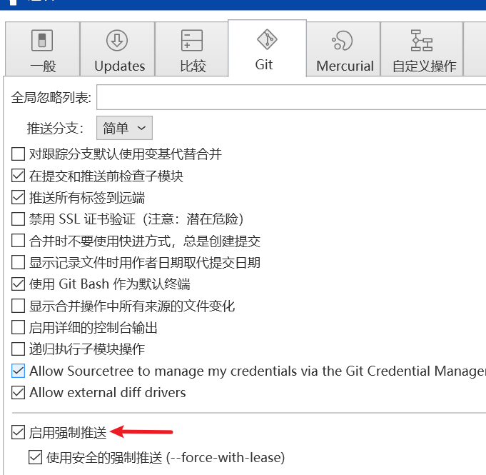 【Git可视化工具】Sourcetree的初始化与使用_推送_26