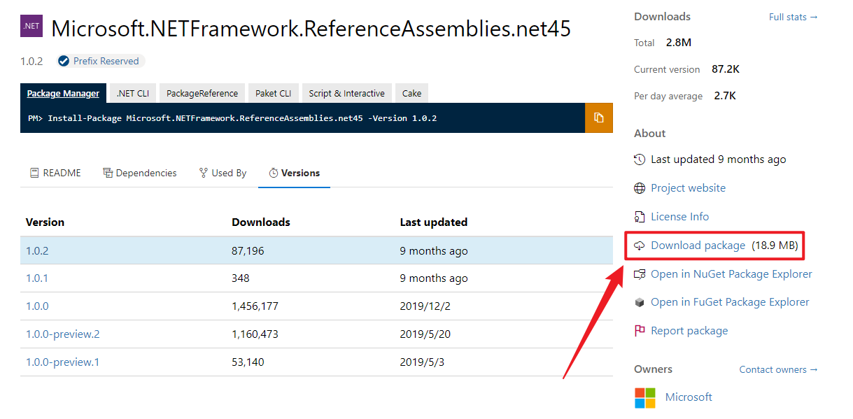 vs2022安装framework 4.5_.net