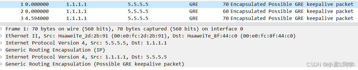 HCIE-Security Day20：GRE协议：实验(一）配置基于静态路由的GRE隧道_封装_07