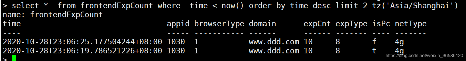 influxdb基础（二）——influxdb基本概念 (database、measurement、fields、tags) + 简单实操 (简单insert、select)_influxdb_08