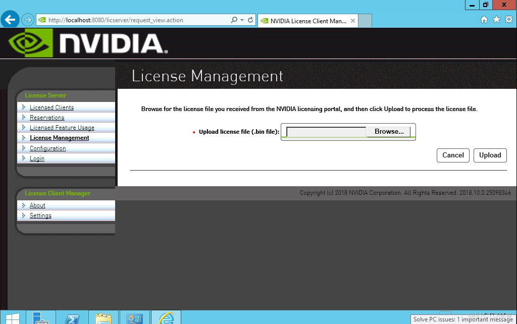 NVIDIA vGPU License服务器安装过程_VMware_09