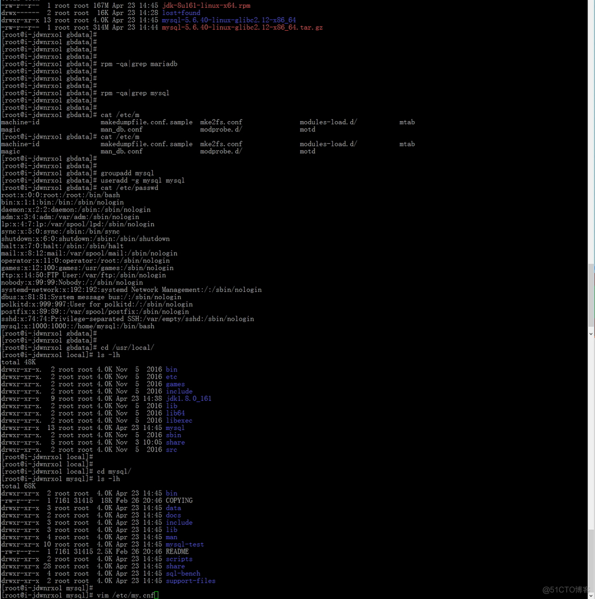 CentOS 7.4 安装 MySQL 5.6.40 完美教程_CentOS 7.4 安装 MySQL_02