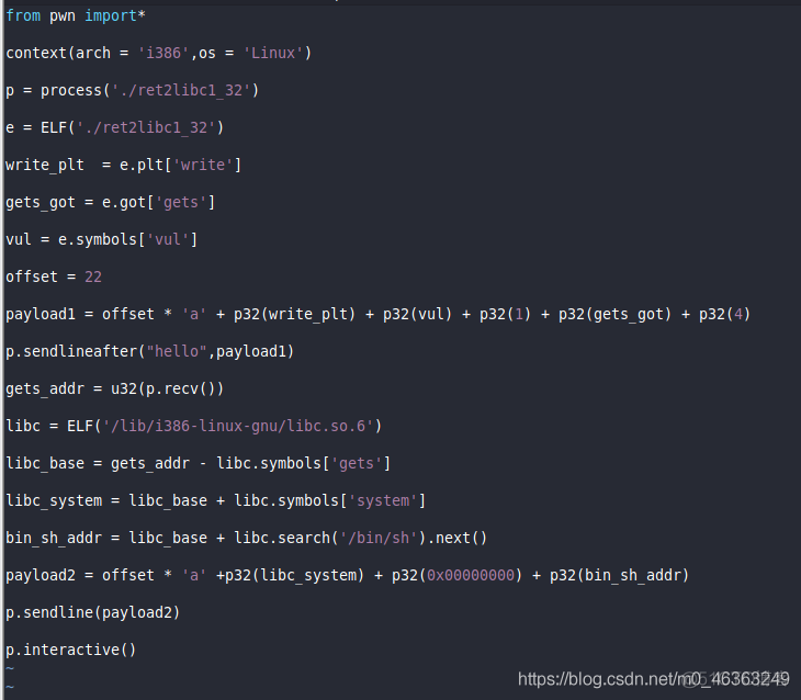 [PWN][高级篇]ROP-ret2libc-32/64位实例  （共四个）_寄存器_08