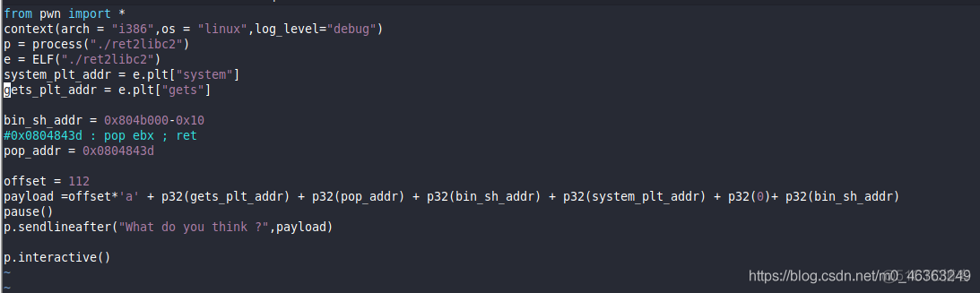 [PWN][高级篇]ROP-ret2libc-32/64位实例  （共四个）_pwn_32