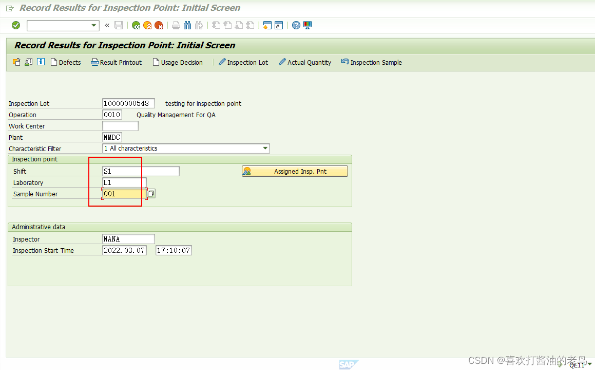 SAP QM高阶之检验点(Inspection Point)_高阶_09