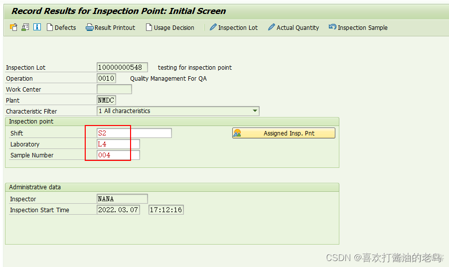 SAP QM高阶之检验点(Inspection Point)_高阶_14