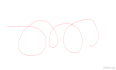 js canvas画板根据鼠标画出圆滑的线