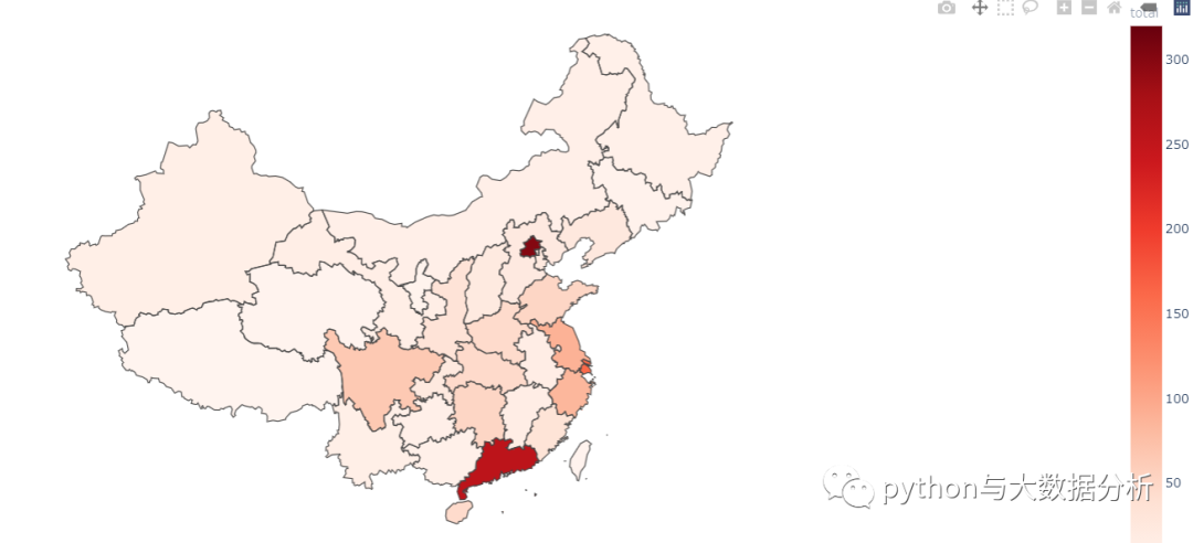 关于Python可视化Dash工具—散点地图、热力地图、线形地图_json