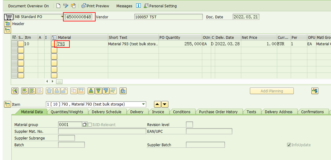 SAP WM中阶LT06对物料做上架报错 -Definition of totals level is missing for storage type 004 -_中阶_03