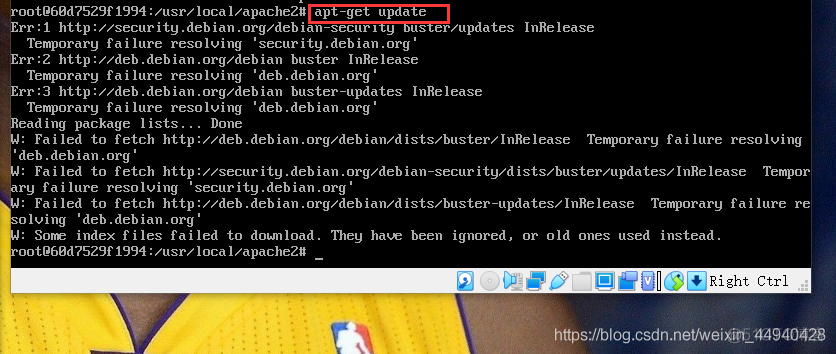 在docker中apt-get update错误的一般解决方法_重启