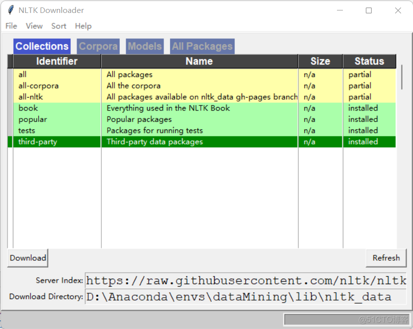 NLTK安装使用全过程--python_nltk情感分析