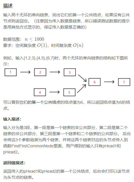 JZ52 两个链表的第一个公共结点_hive