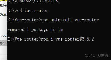 降低vue-router版本的两种方法_vue_03
