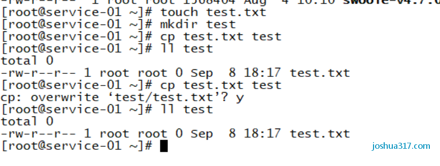 一天一个 Linux 命令（11）：cp命令_目标目录