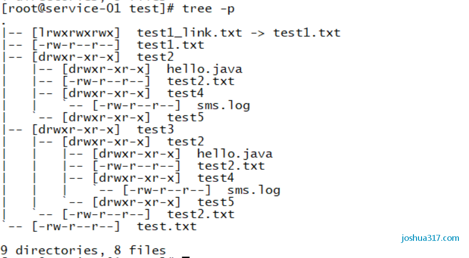 一天一个 Linux 命令（12）：tree 命令_一个一个Linux命令_08