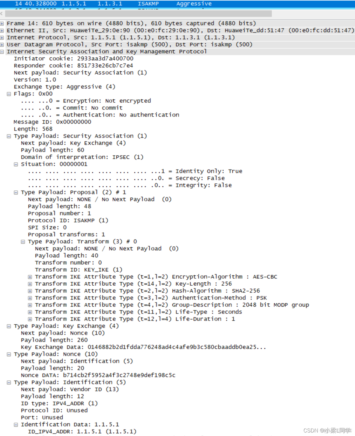 HCIE-Security Day32：IPSec：深入学习ipsec ikev1、主模式、野蛮模式、快速模式、dh算法、预共享密钥_密钥交换_20