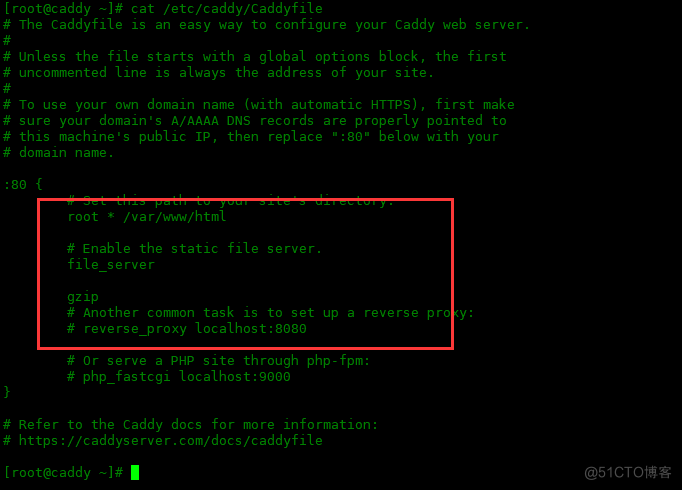 CentOS 8 安装 Caddy Web服务器_html_05