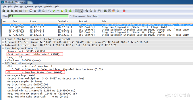 RENIX软件OSPF和BFD、ISIS和BFD联动测试——网络测试仪实操_IPv6_07