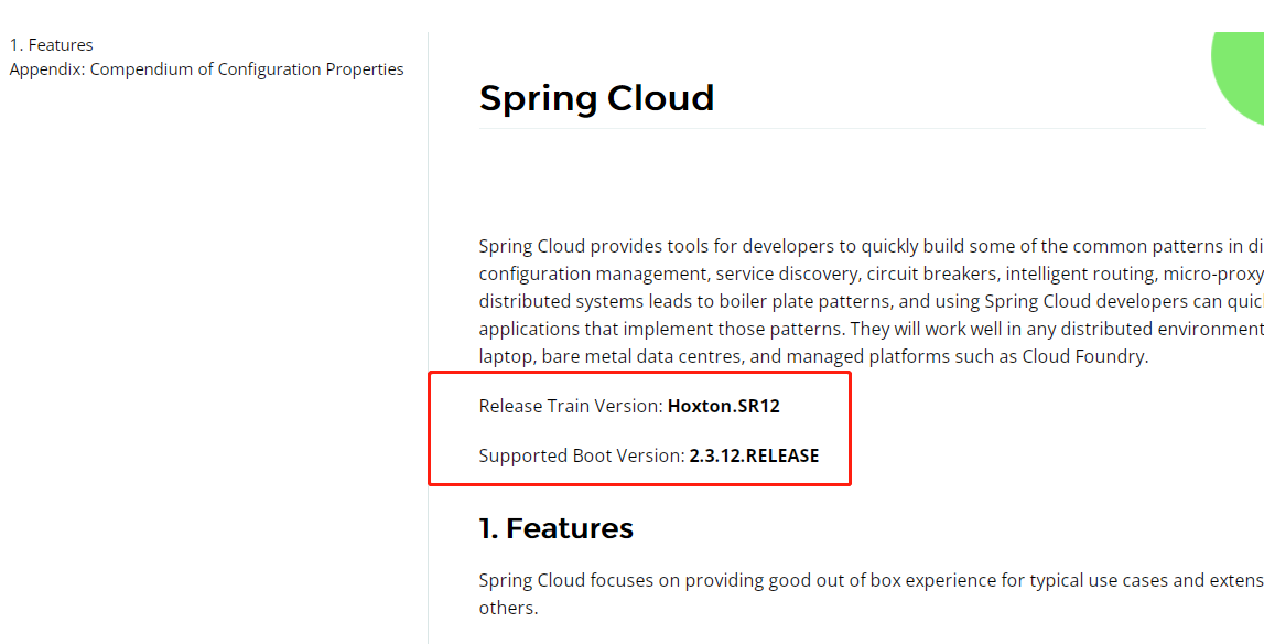 SpringCloud：SpringCloud与SpringBoot版本对应关系_spring_02